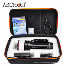 Archon Wg156W 100m impermeable de la antorcha / luces de la foto / del vídeo 10, linterna del salto de 000lm LED